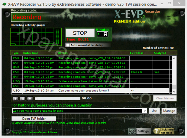 serial number xparanormal detector premium